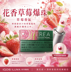 日版TEREA煙彈 IQOS TEREA Blossom Pearl櫻花草莓爆珠/花朵珍珠IQOS加熱菸主機專用